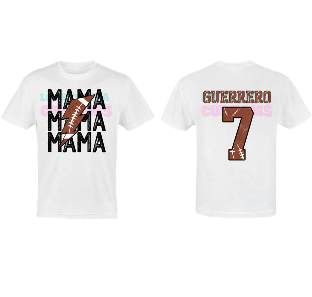 Football MAMA (front & back included) Dtf Transfer